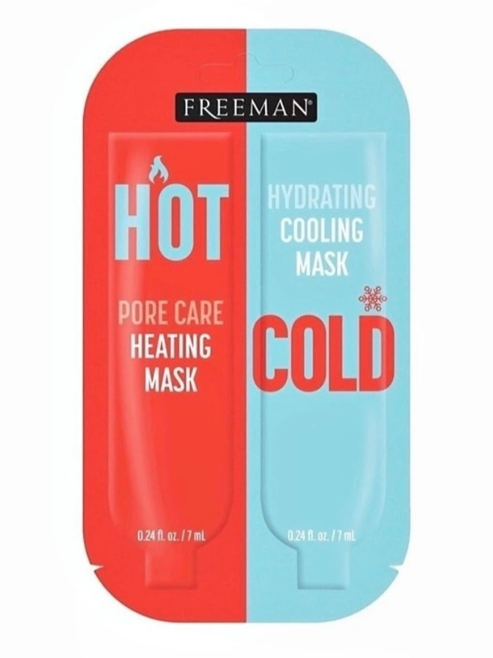 Freeman Hot + Cold Pore Care Heating & Hydrating Cooling Mask Set 4pk